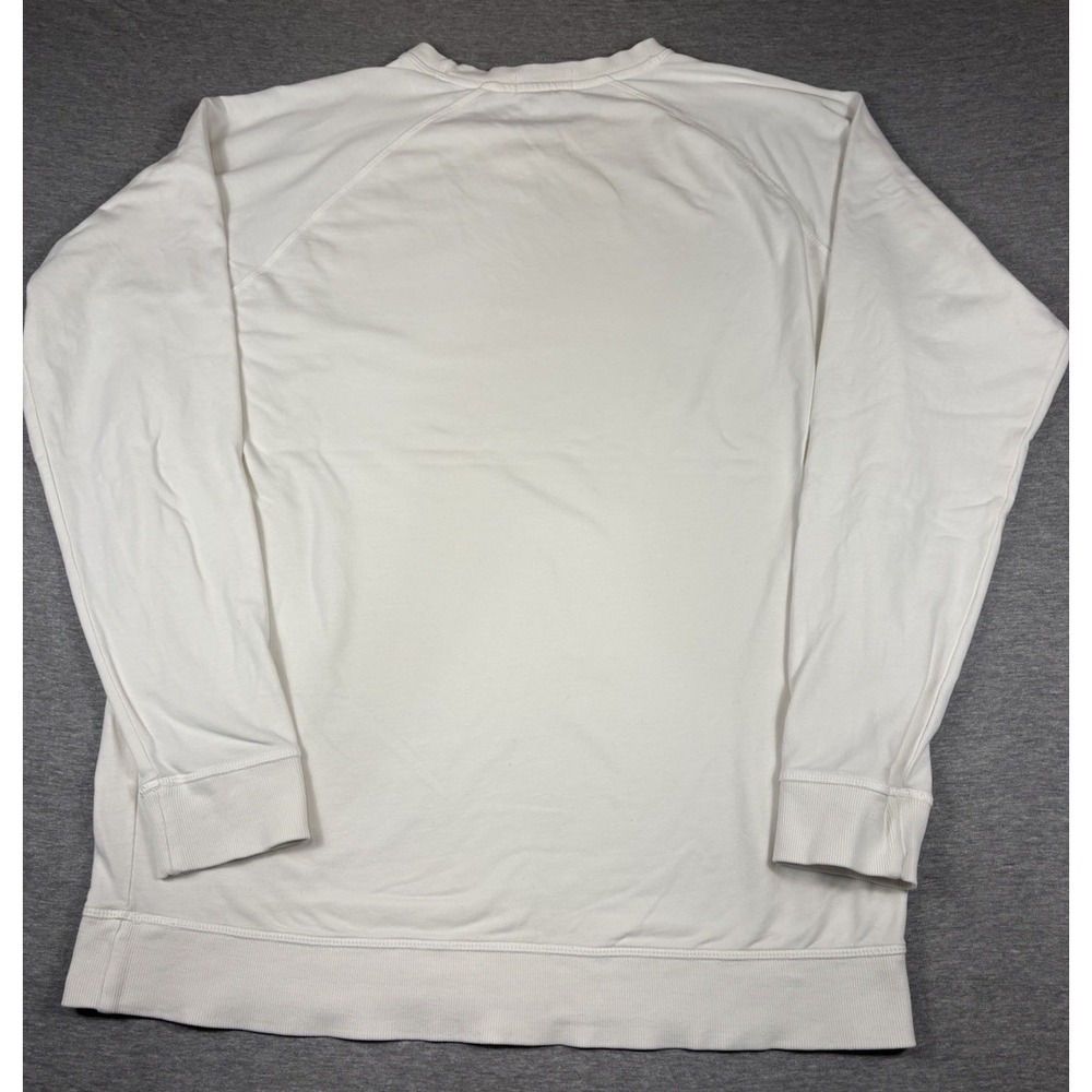 Peter Millar Lava Wash Crew Neck Sweater Men's Large White - Picture 2 of 13